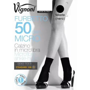 Vignoni 50 denes fekete bokafix