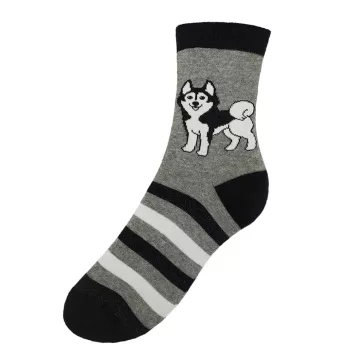Husky mintás zokni 