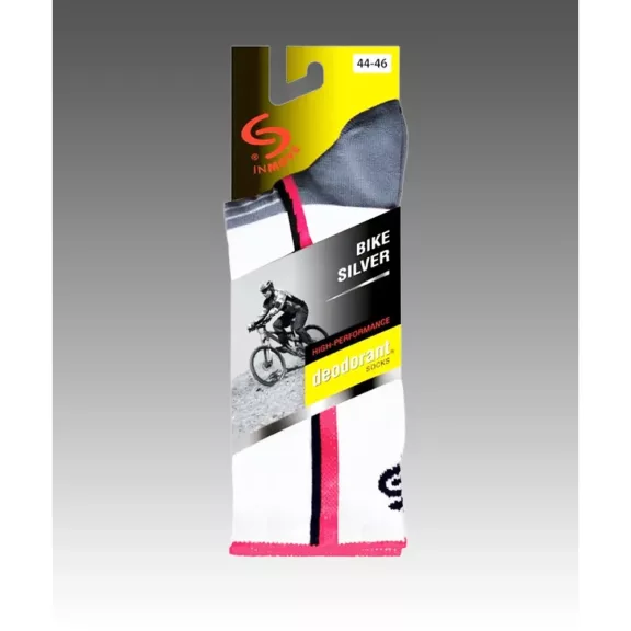 Ezüstszálas kerékpáros zokni Bike Silver Ezüstszálas kerékpáros zokni Bike Silver
