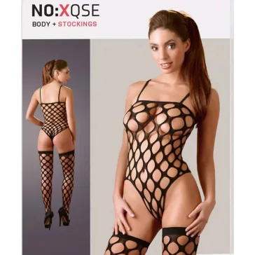 2 részes necc body és combfix