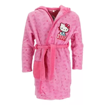   Hello Kitty pihe puha wellsoft gyerek köntös füles kapucnival