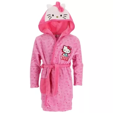   Hello Kitty pihe puha wellsoft gyerek köntös füles kapucnival