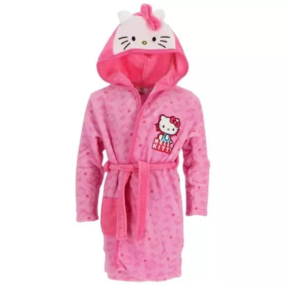 Hello Kitty pihe puha wellsoft gyerek köntös füles kapucnival Hello Kitty pihe puha wellsoft gyerek köntös füles kapucnival