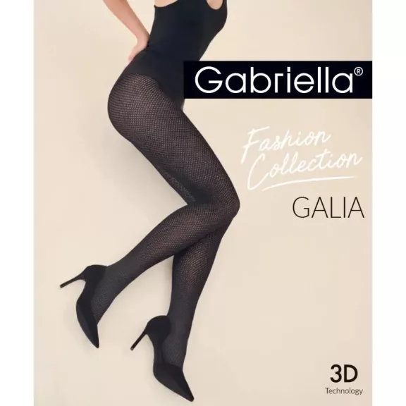 Gabriella fekete mintás harisnya Galia 80 den Gabriella fekete mintás harisnya Galia 80 den