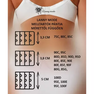 E kosaras Lanny mode vékony szivacsos melltartó 