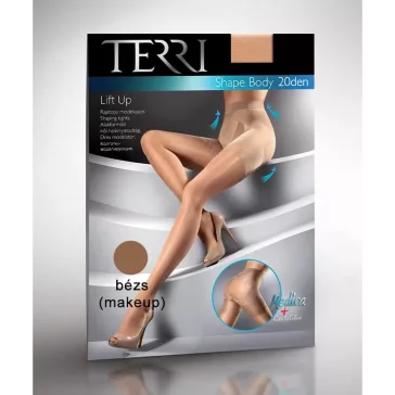 Terri alakformáló harisnya bézs Shape Body 20den